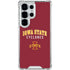 Iowa State University Collegiate Text Galaxy S25 Ultra Clear Case