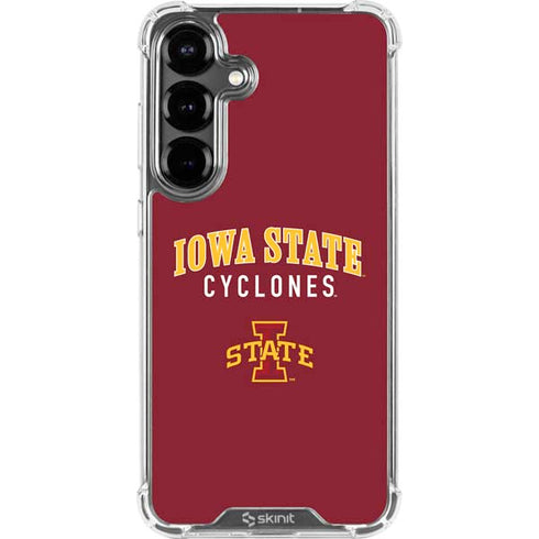 Iowa State University Collegiate Text Galaxy S26 Clear Case