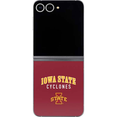 Iowa State University Collegiate Text Galaxy Z Flip6 Skin