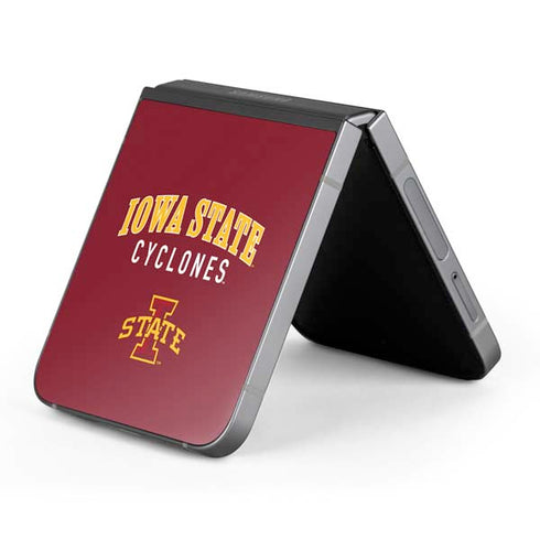 Iowa State University Collegiate Text Galaxy Z Flip6 Skin