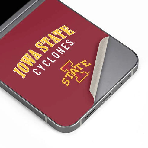 Iowa State University Collegiate Text Galaxy Z Flip6 Skin