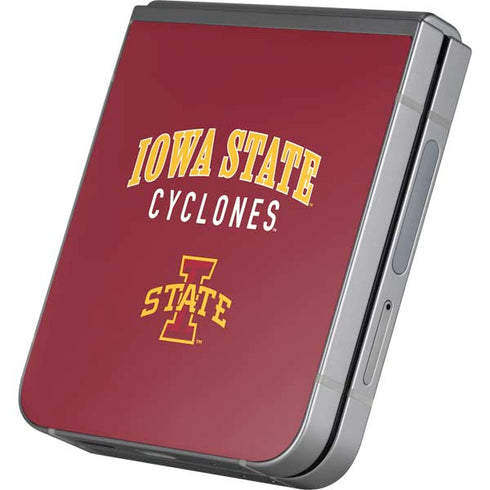 Iowa State University Collegiate Text Galaxy Z Flip6 Skin