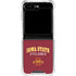 Iowa State University Collegiate Text Galaxy Z Flip6 Clear Case