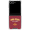 Iowa State University Collegiate Text Galaxy Z Flip7 Clear Case