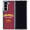 Iowa State University Collegiate Text Galaxy Z Fold5 5G Clear Case