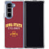 Iowa State University Collegiate Text Galaxy Z Fold5 5G Clear Case