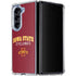 Iowa State University Collegiate Text Galaxy Z Fold5 5G Clear Case