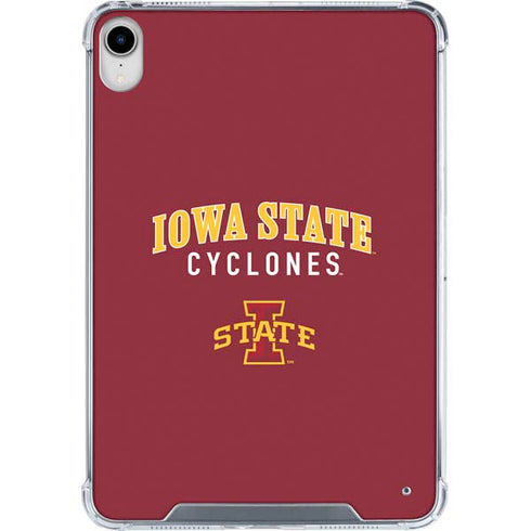 Iowa State University Collegiate Text iPad 11th Gen (2025) Clear Case