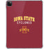 Iowa State University Collegiate Text iPad Pro 11in (2024) Clear Case