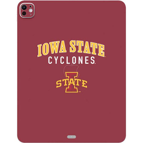 Iowa State University Collegiate Text iPad Pro 13in M4 (2024) Skin