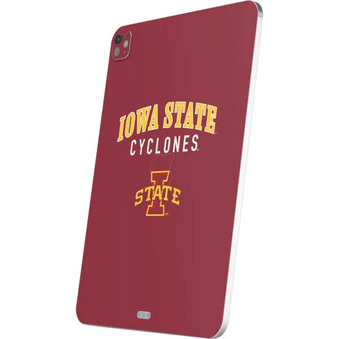 Iowa State University Collegiate Text iPad Pro 13in M4 (2024) Skin