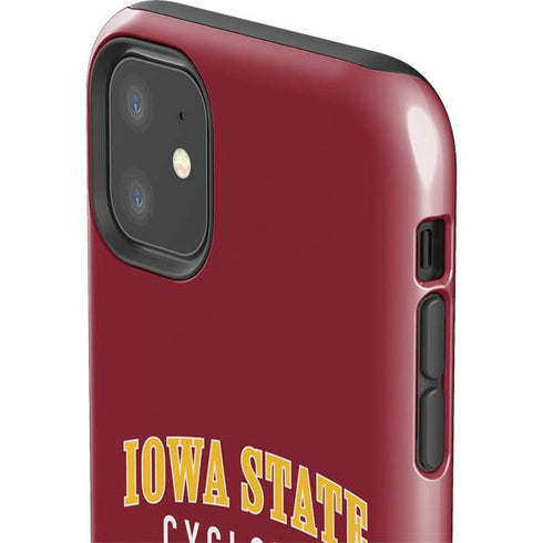 Iowa State University Collegiate Text iPhone 11 Impact Case