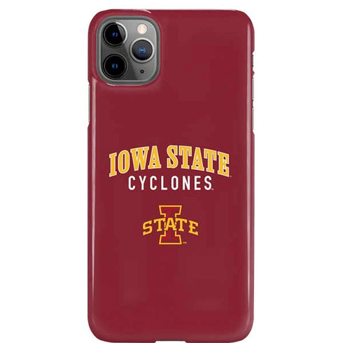 Iowa State University Collegiate Text iPhone Cases
