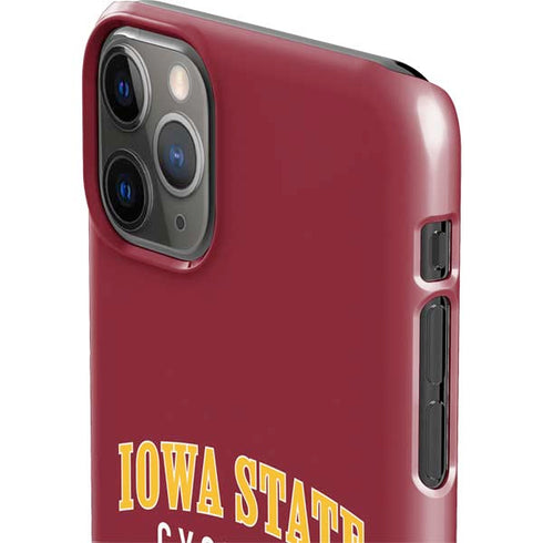 Iowa State University Collegiate Text iPhone 11 Pro Max Lite Case