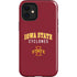 Iowa State University Collegiate Text iPhone 12 Mini Impact Case