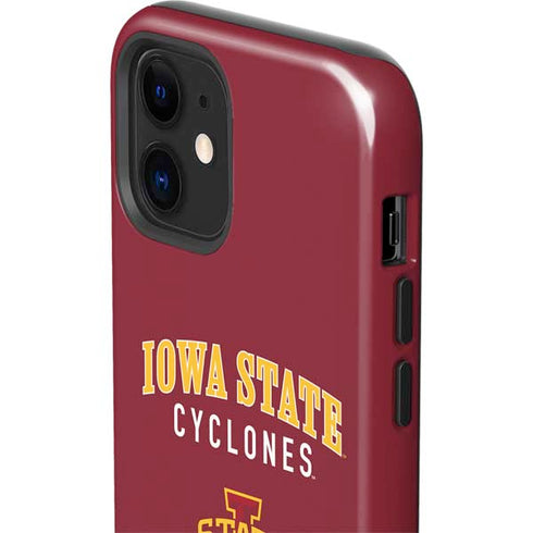 Iowa State University Collegiate Text iPhone 12 Mini Impact Case