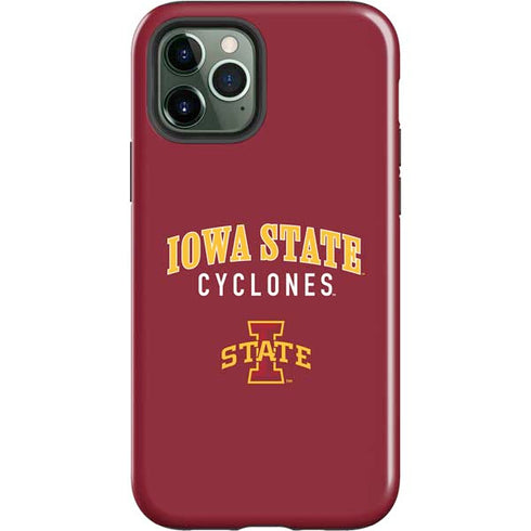 Iowa State University Collegiate Text iPhone 12 Pro Impact Case