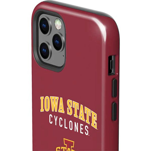 Iowa State University Collegiate Text iPhone 12 Pro Impact Case