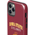 Iowa State University Collegiate Text iPhone 12 Pro Impact Case