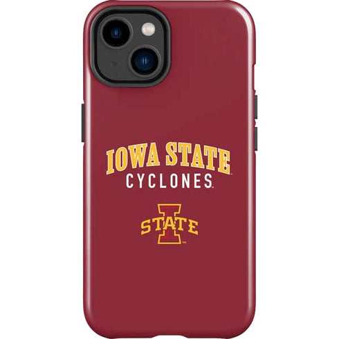 Iowa State University Collegiate Text iPhone 14 Plus Impact Case