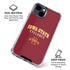 Iowa State University Collegiate Text iPhone 15 Clear Case