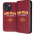 Iowa State University Collegiate Text iPhone 15 Folio Case
