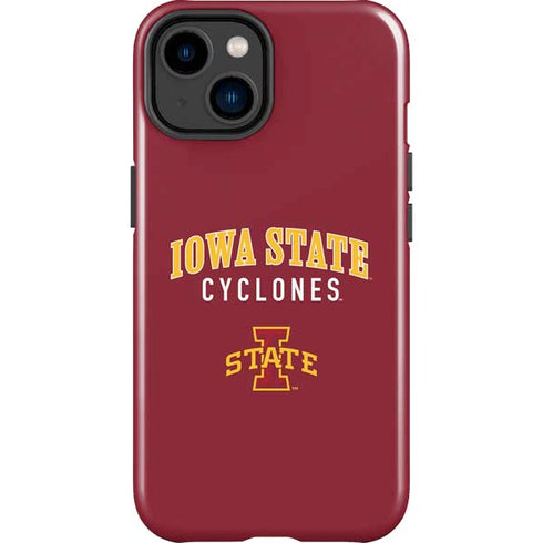 Iowa State University Collegiate Text iPhone 15 Impact Case
