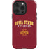 Iowa State University Collegiate Text iPhone 15 Pro Impact Case