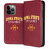 Iowa State University Collegiate Text iPhone 15 Pro Max Folio Case