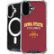 Iowa State University Collegiate Text iPhone 16 MagSafe Case