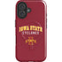 Iowa State University Collegiate Text iPhone 16 Magsafe Impact Case