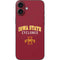 Iowa State University Collegiate Text iPhone 16 Plus Skin