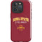 Iowa State University Collegiate Text iPhone 16 Pro Magsafe Impact Case