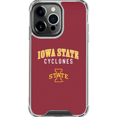 Iowa State University Collegiate Text iPhone 16 Pro Max Clear Case