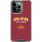 Iowa State University Collegiate Text iPhone 16 Pro Max Clear Case