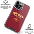 Iowa State University Collegiate Text iPhone 16 Pro Max Clear Case