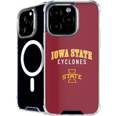 Iowa State University Collegiate Text iPhone 16 Pro Max MagSafe Case