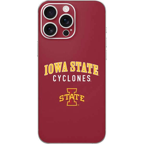 Iowa State University Collegiate Text iPhone 16 Pro Max Skin