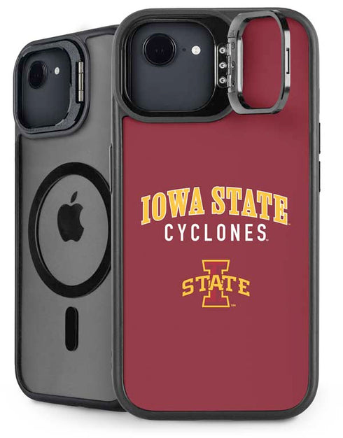 Iowa State University Collegiate Text iPhone 16e Kickstand Case