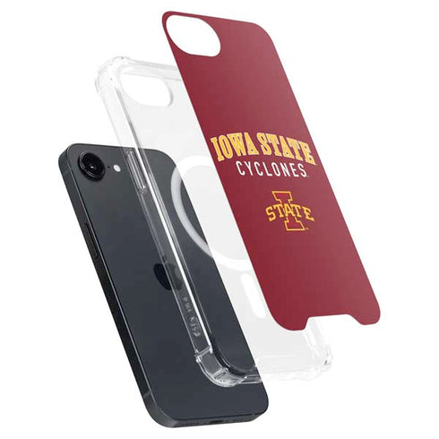 Iowa State University Collegiate Text iPhone 16e MagSafe Case