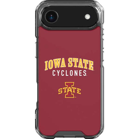 Iowa State University Collegiate Text iPhone 17 Air Clear Case