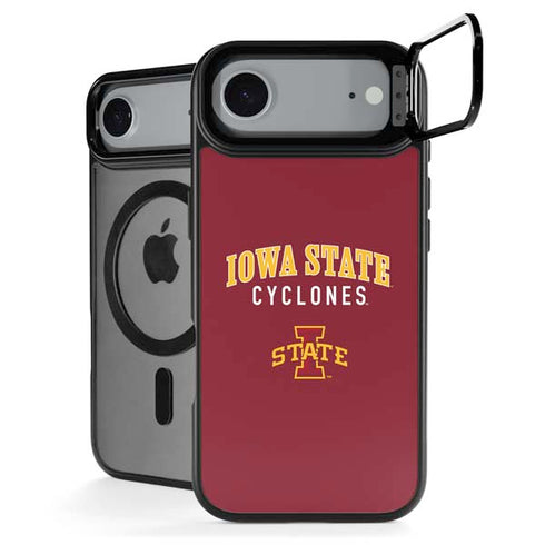 Iowa State University Collegiate Text iPhone 17 Air Kickstand Case