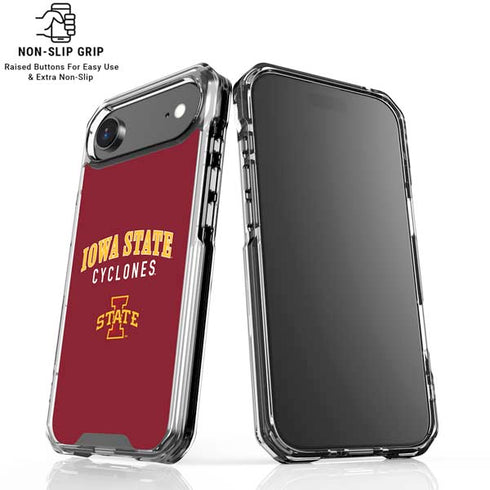 Iowa State University Collegiate Text iPhone 17 Air MagSafe Case
