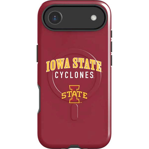 Iowa State University Collegiate Text iPhone 17 Air Magsafe Impact Case