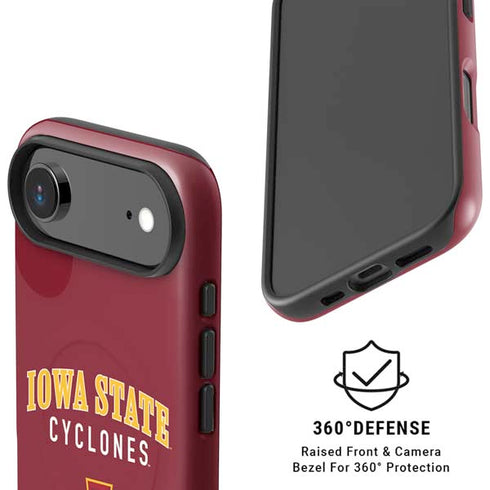 Iowa State University Collegiate Text iPhone 17 Air Magsafe Impact Case