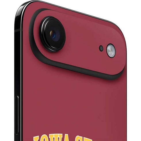 Iowa State University Collegiate Text iPhone 17 Air Skin