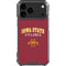 Iowa State University Collegiate Text iPhone 17 Pro Max Clear Case