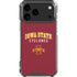 Iowa State University Collegiate Text iPhone 17 Pro Max Clear Case