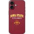 Iowa State University Collegiate Text iPhone 17 Skin