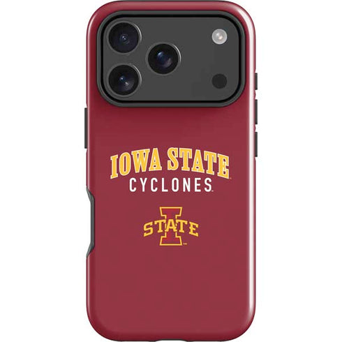 Iowa State University Collegiate Text iPhone 18 Pro Impact Case
